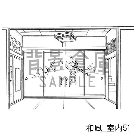 和風の背景集_セット18(室内)