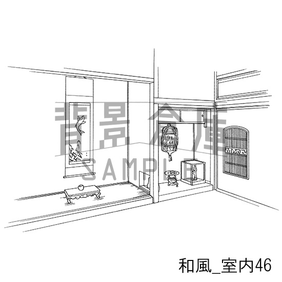 和風の背景集_セット18(室内)
