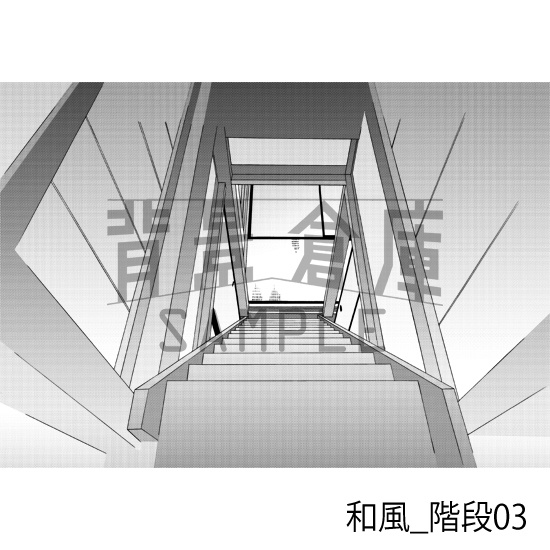 和風_背景素材集16(室内)_トーン