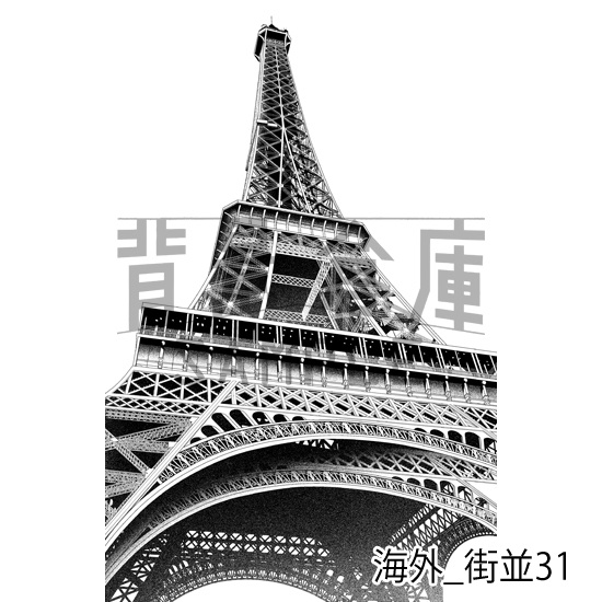 海外_背景素材集6(街並)_トーン