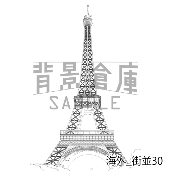 海外_背景素材集6(街並)_トーン