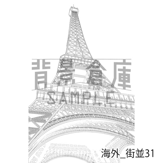 海外_背景素材集6(街並)_トーン