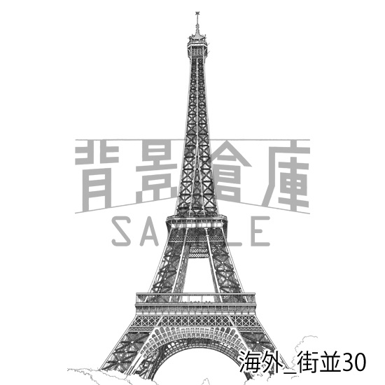 海外_背景素材集6(街並)_トーン