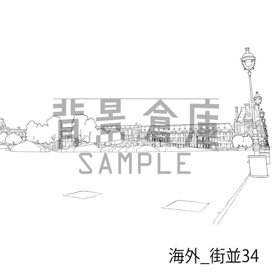 海外_背景素材集6(街並)_トーン