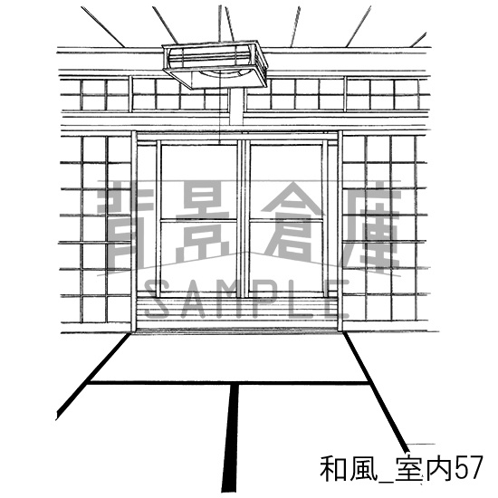 和風の背景集_セット19(室内)