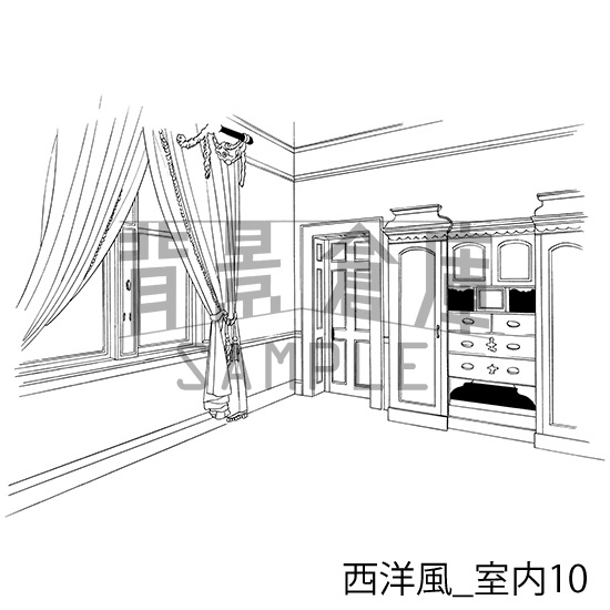 西洋風の背景集vol.1(配送商品)