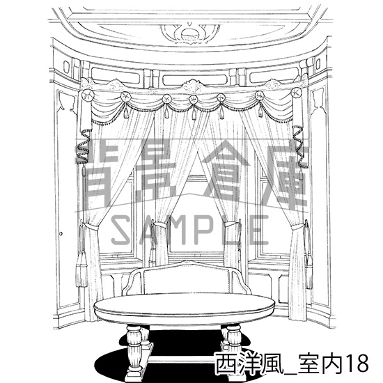 西洋風の背景集vol.1(配送商品)