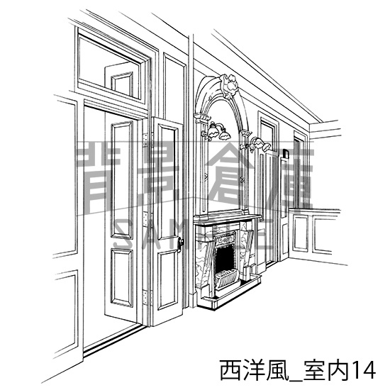 西洋風の背景集vol.1(配送商品)