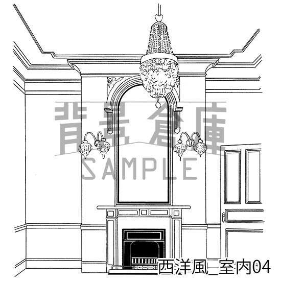 西洋風の背景集vol.1(配送商品)