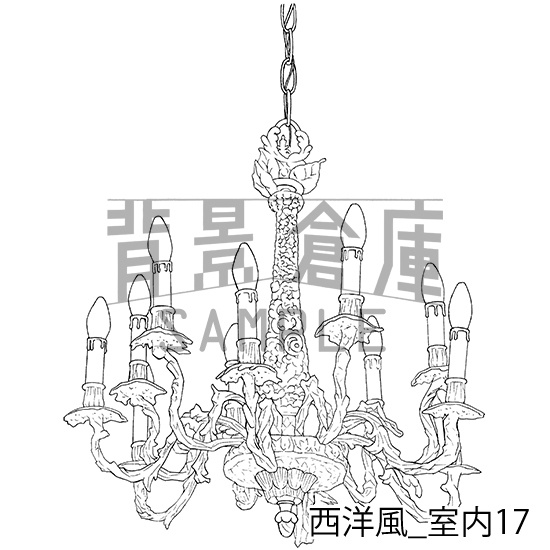 西洋風の背景集vol.1(配送商品)