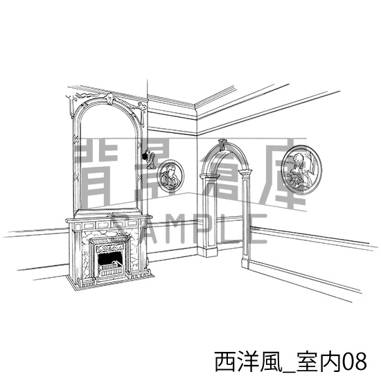 西洋風の背景集vol.1(配送商品)
