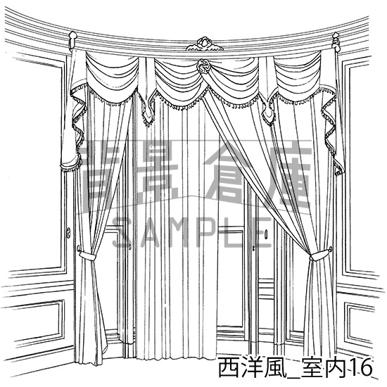 西洋風の背景集vol.1(配送商品)