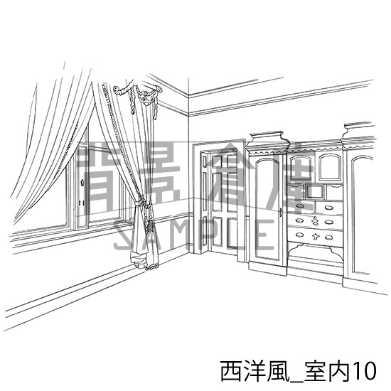 西洋風の背景集vol.1(配送商品)