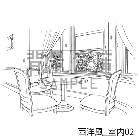 西洋風の背景集vol.1(配送商品)