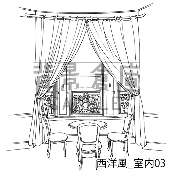 西洋風の背景集vol.1(配送商品)