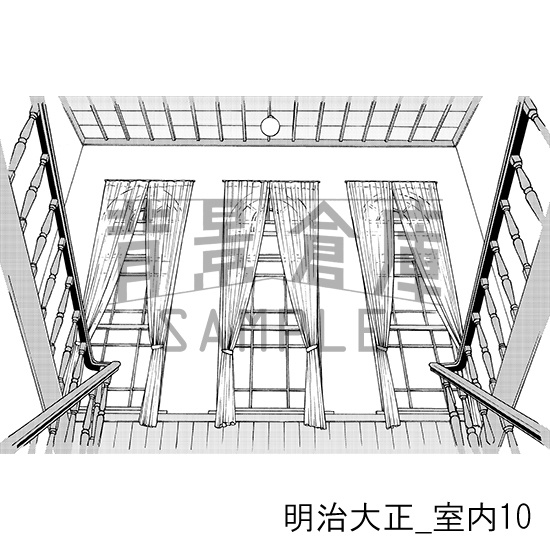 明治大正_背景素材集7(室内)_トーン