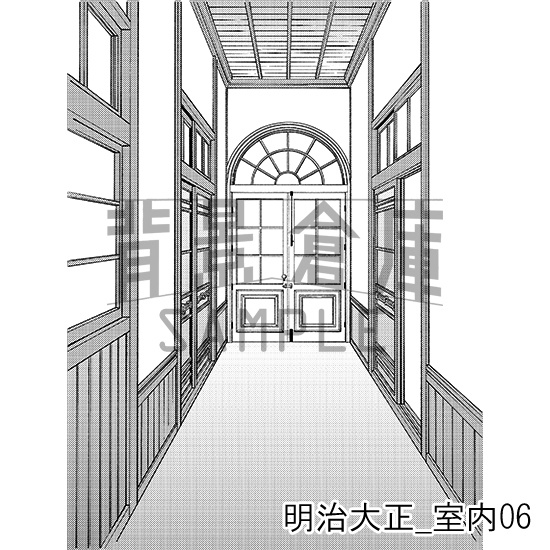 明治大正_背景素材集7(室内)_トーン