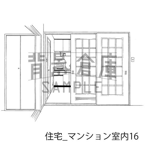 住宅の背景集vol.3(配送商品)