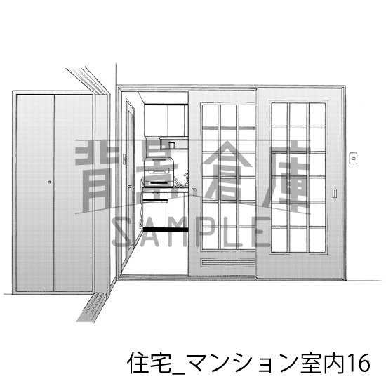 住宅の背景集vol.3(配送商品)
