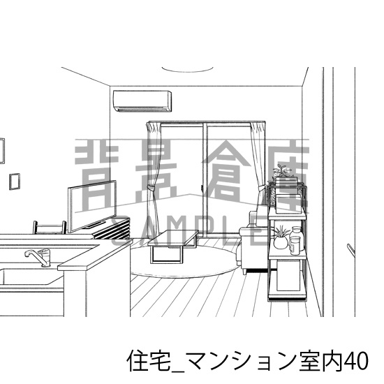 住宅の背景集vol.3(配送商品)