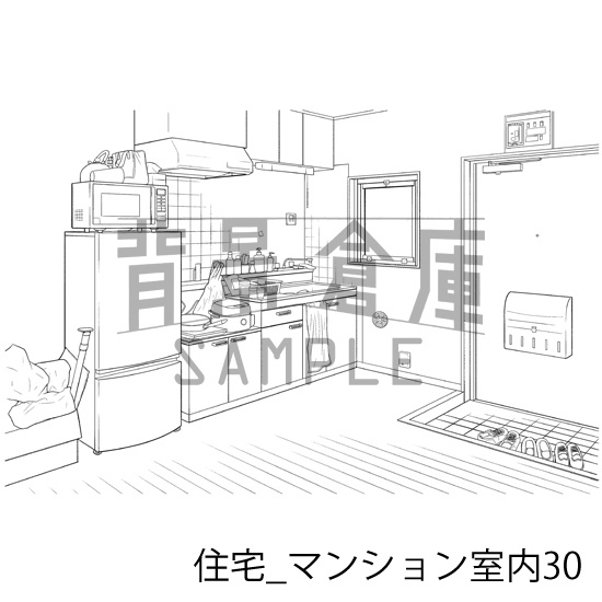 住宅の背景集vol.3(配送商品)