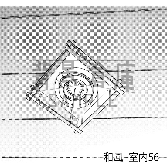 和風_背景素材集19(室内)_トーン