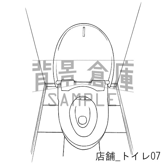店舗の背景集_セット3(トイレ)