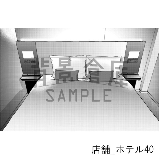 店舗_背景素材集38(ホテル)_トーン