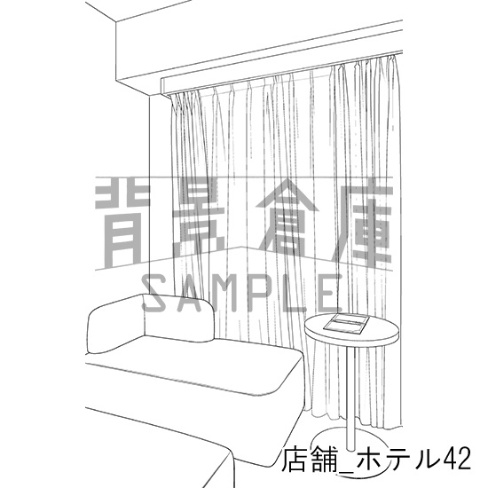 店舗_背景素材集38(ホテル)_トーン