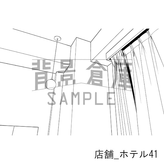 店舗_背景素材集38(ホテル)_トーン