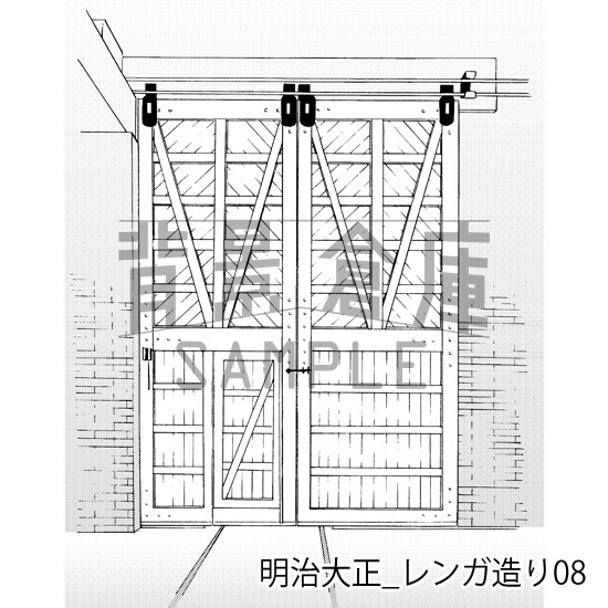 明治大正_背景素材集4(外観)_トーン