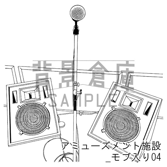 アミューズメント施設の背景集_セット6(モブ入り)