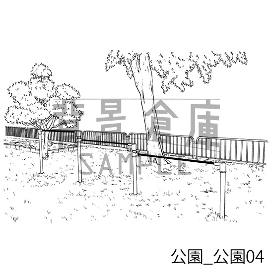 公園の背景集_セット1(公園)