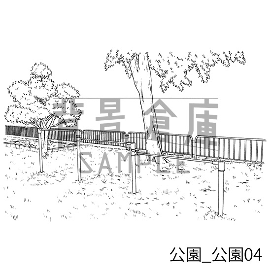 公園の背景集_セット1(公園)