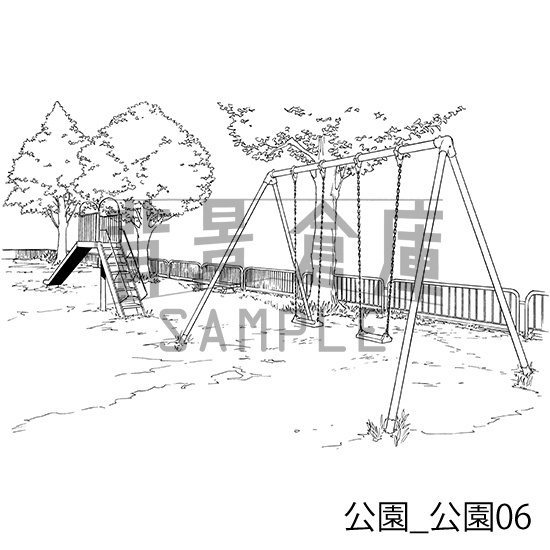 公園の背景集_セット1(公園)