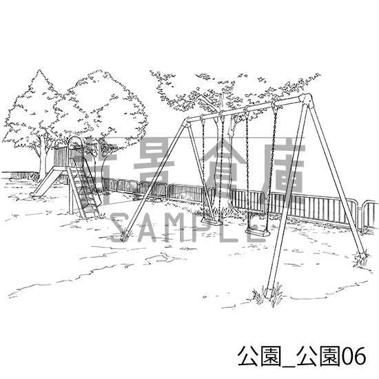 公園の背景集_セット1(公園)