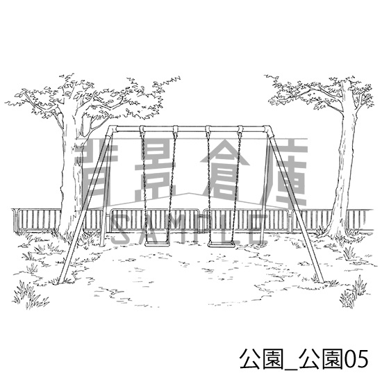公園の背景集_セット1(公園)
