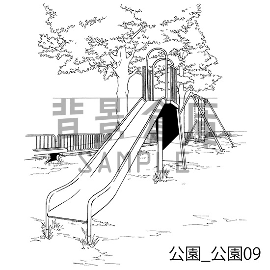 公園の背景集_セット1(公園)