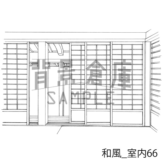 和風の背景集_セット22(室内)