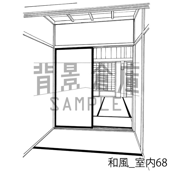 和風の背景集_セット22(室内)