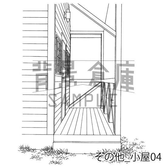 その他の背景集_セット2(小屋)