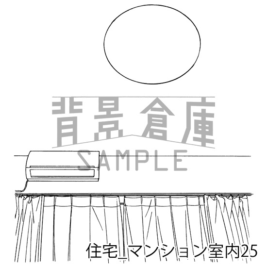 住宅の背景集_セット18(マンション室内)