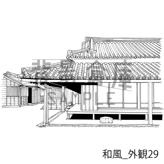 和風の背景集_セット23(外観)