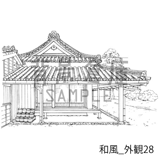和風の背景集_セット23(外観)