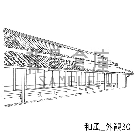 和風の背景集_セット23(外観)