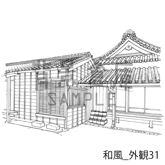 和風の背景集_セット23(外観)