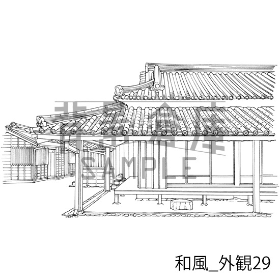 和風の背景集_セット23(外観)