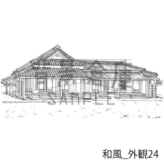 和風の背景集_セット23(外観)