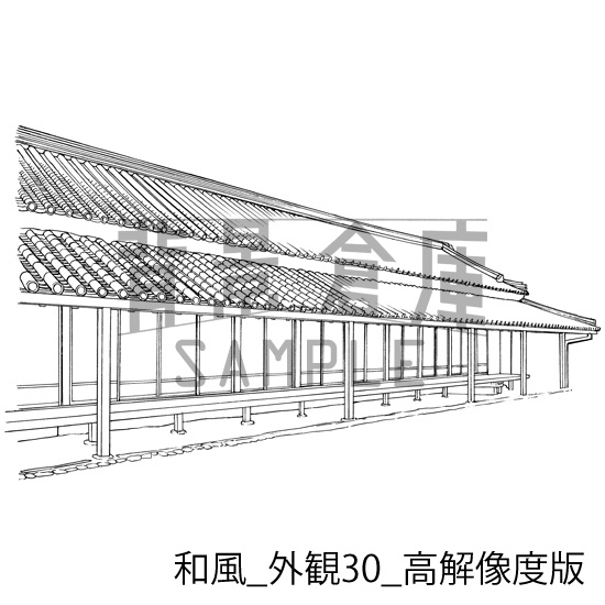和風の背景集_セット23(外観)_高解像度版