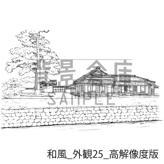 和風の背景集_セット23(外観)_高解像度版